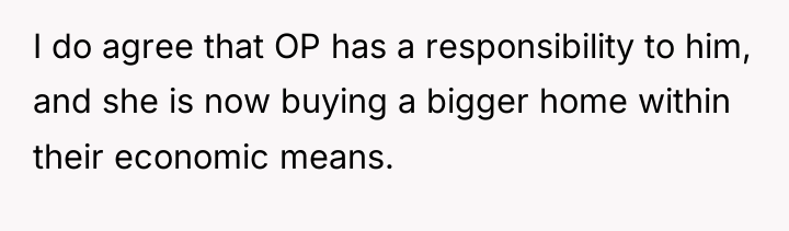 I do agree that OP has a responsibility to him,...