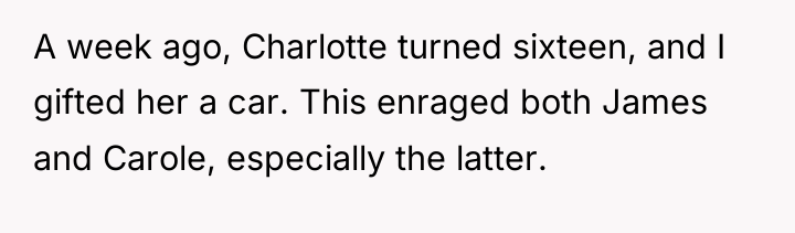 A week ago, Charlotte turned sixteen, and I gifted her...