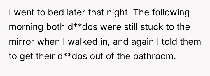 I went to bed later that night. The following morning...