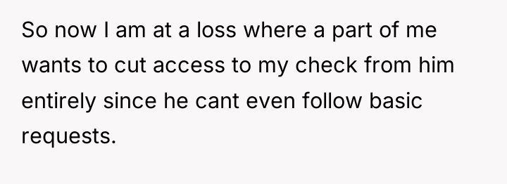 So now I am at a loss where a part...