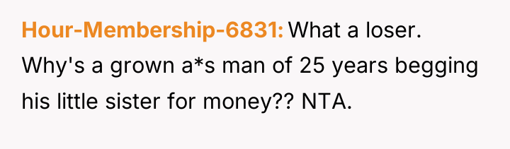 Hour-Membership-6831 What a loser. Why's a grown a*s man of...