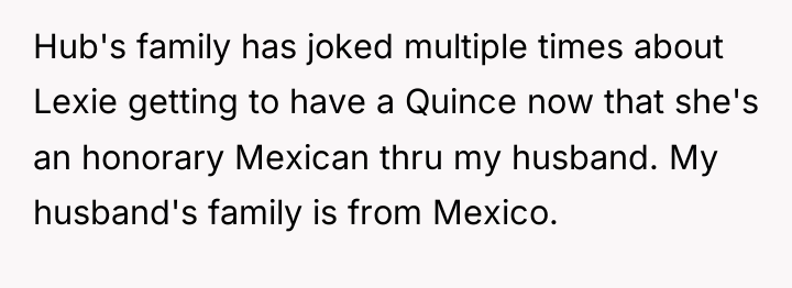 Hub's family has joked multiple times about Lexie getting to...
