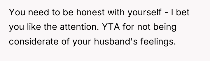 You need to be honest with yourself - I bet...