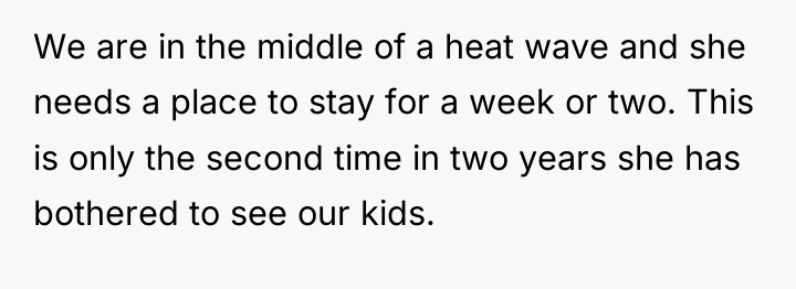 We are in the middle of a heat wave and...