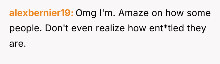 alexbernier19 Omg I'm. Amaze on how some people. Don't even...