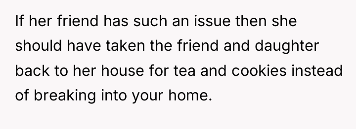 If her friend has such an issue then she should...