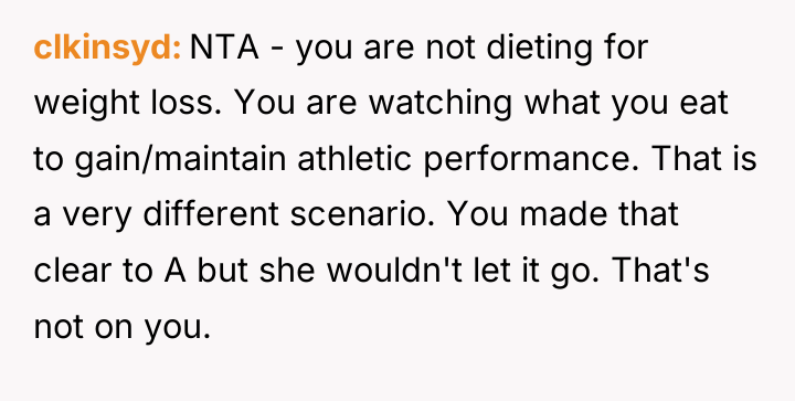 clkinsyd NTA - you are not dieting for weight loss....