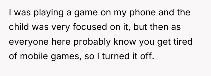 I was playing a game on my phone and the...