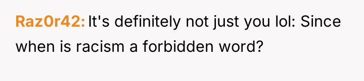 Raz0r42 It's definitely not just you lol: Since when is...