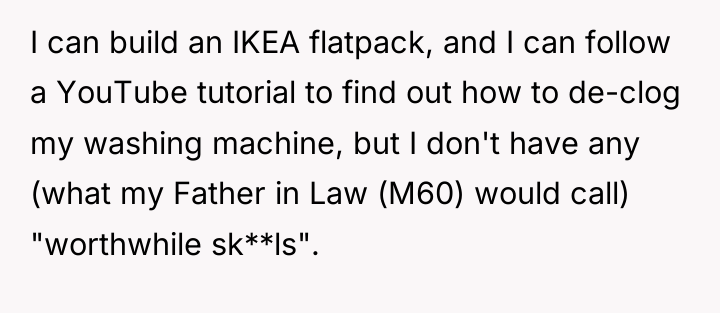 I can build an IKEA flatpack, and I can follow...