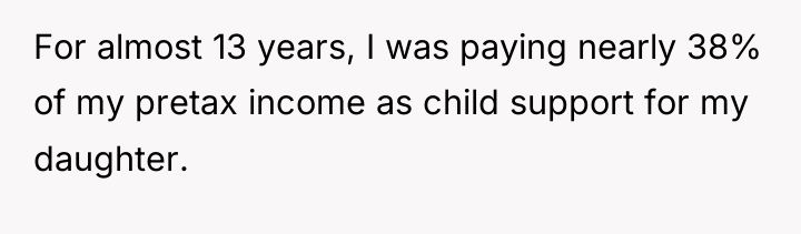 For almost 13 years, I was paying nearly 38% of...