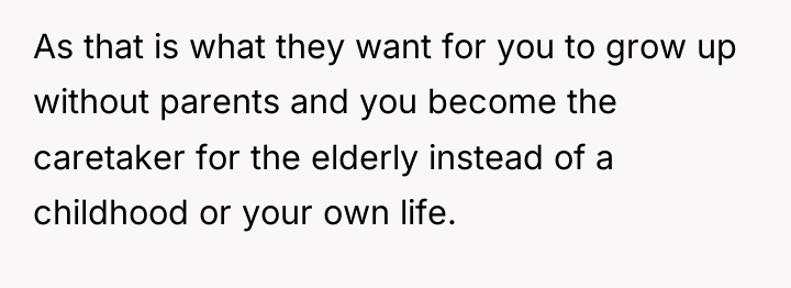 As that is what they want for you to grow...
