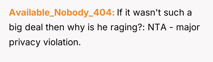 Available_Nobody_404 If it wasn't such a big deal then why...