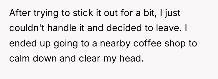 After trying to stick it out for a bit, I...