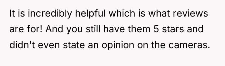 It is incredibly helpful which is what reviews are for!...