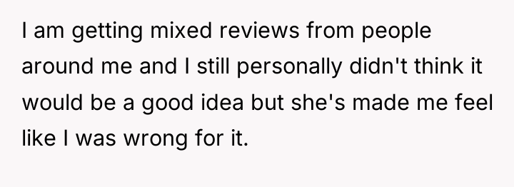 I am getting mixed reviews from people around me and...