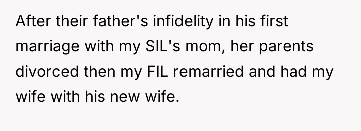 After their father's infidelity in his first marriage with my...