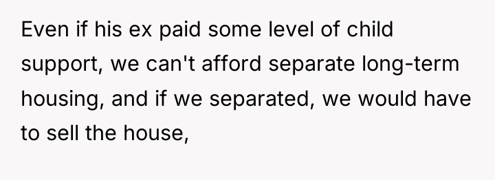 Even if his ex paid some level of child support,...