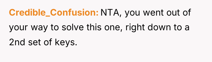 Credible_Confusion NTA, you went out of your way to solve...