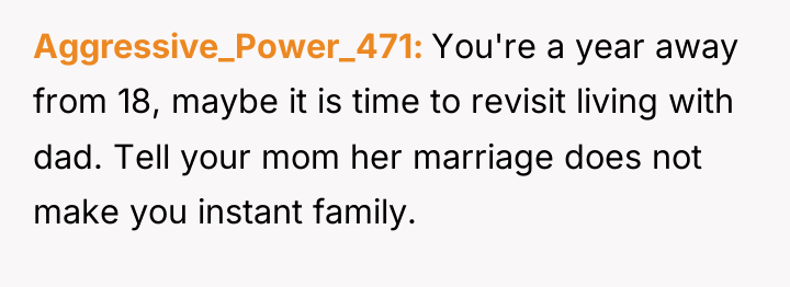 Aggressive_Power_471 You're a year away from 18, maybe it is...