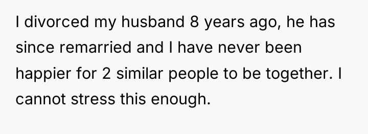 I divorced my husband 8 years ago, he has since...