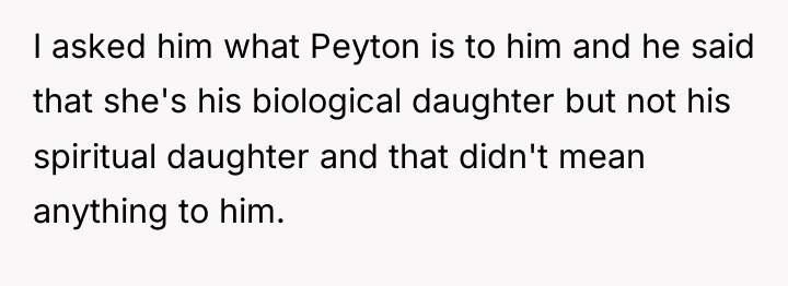 I asked him what Peyton is to him and he...