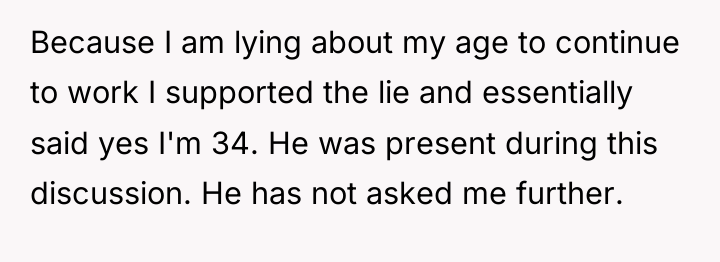 Because I am lying about my age to continue to...