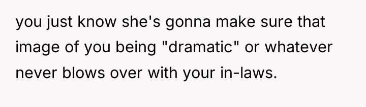 you just know she's gonna make sure that image of...