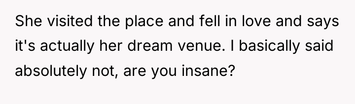 She visited the place and fell in love and says...