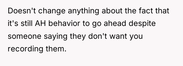 Doesn't change anything about the fact that it's still AH...