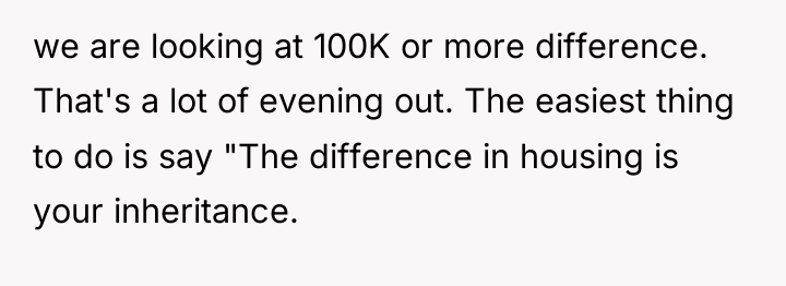 we are looking at 100K or more difference. That's a...