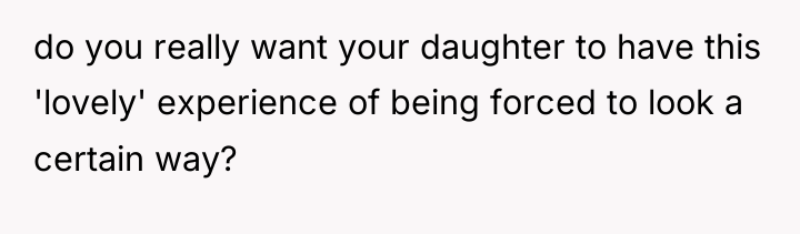 do you really want your daughter to have this 'lovely'...