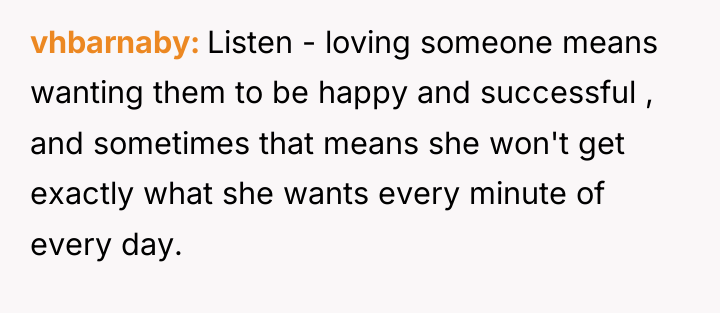 vhbarnaby Listen - loving someone means wanting them to be...