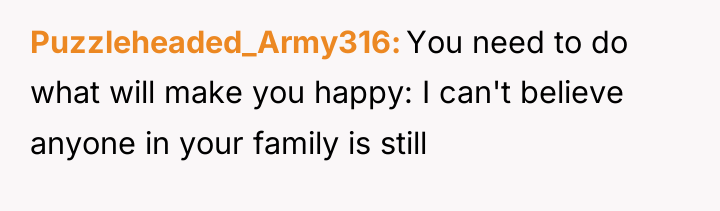 Puzzleheaded_Army316 You need to do what will make you happy:...
