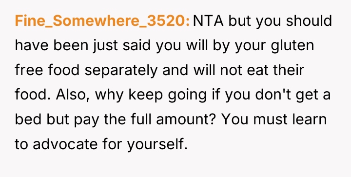 Fine_Somewhere_3520 NTA but you should have been just said you...
