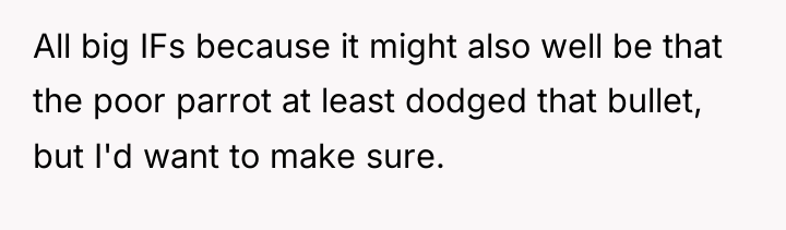 All big IFs because it might also well be that...
