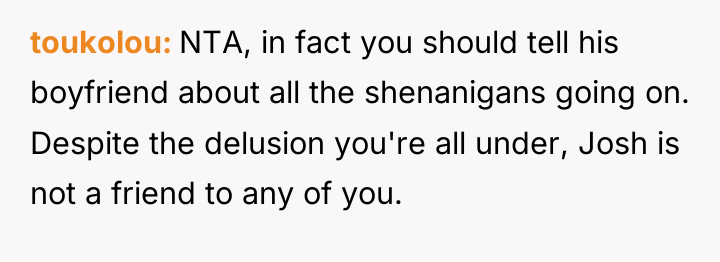 toukolou NTA, in fact you should tell his boyfriend about...