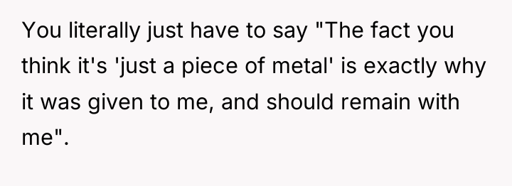 You literally just have to say "The fact you think...