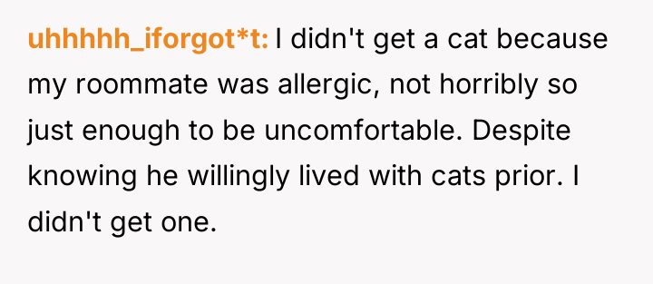 uhhhhh_iforgot*t I didn't get a cat because my roommate was...