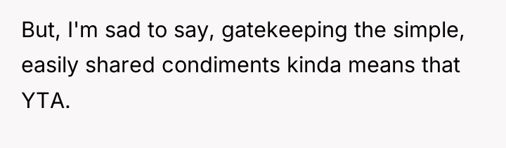 But, I'm sad to say, gatekeeping the simple, easily shared...