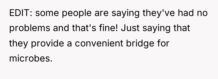 EDIT: some people are saying they've had no problems and...