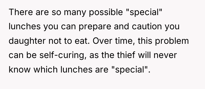 There are so many possible "special" lunches you can prepare...