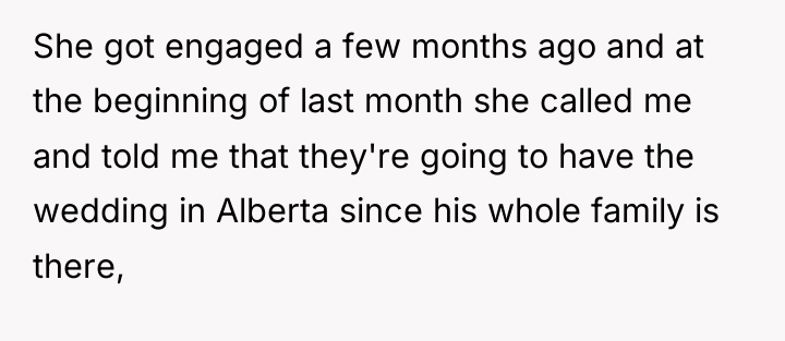 She got engaged a few months ago and at the...