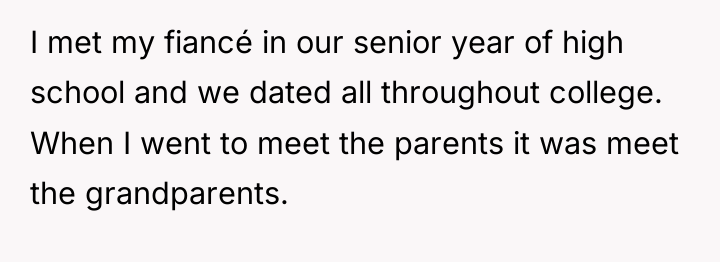 I met my fiancé in our senior year of high...