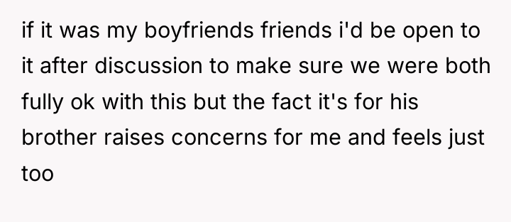 if it was my boyfriends friends i'd be open to...