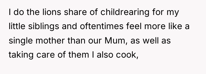 I do the lions share of childrearing for my little...