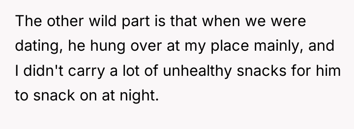 The other wild part is that when we were dating,...