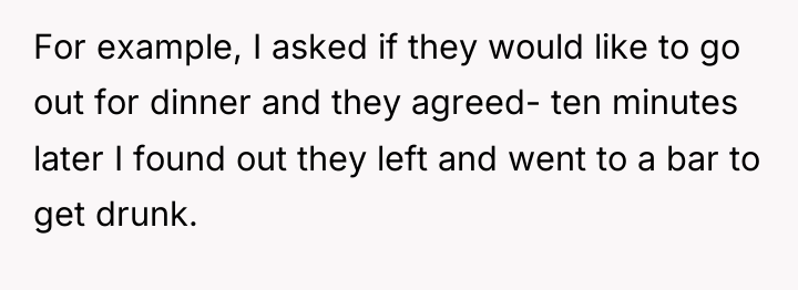 For example, I asked if they would like to go...
