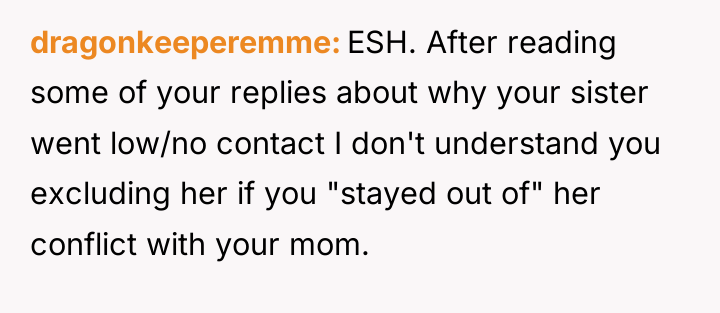 dragonkeeperemme ESH. After reading some of your replies about why...