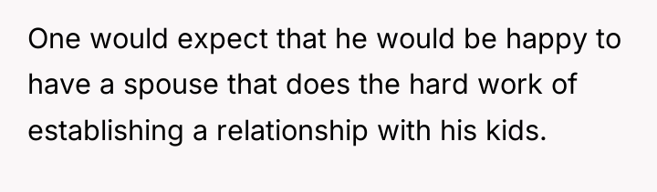 One would expect that he would be happy to have...